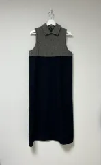 コム・デ・ギャルソン ウール ロング丈ワンピース