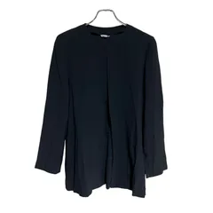 ZM1646 MARINA RINALDI マリナリラルディ チュニック ブラウス シャツ ブラック イタリア レディース 15のサムネイル