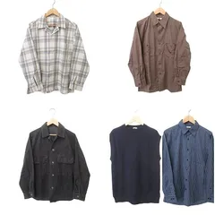 ユニクロ UNIQLO ジーユー GU 美品 5点 セット おまとめ シャツ ブラウス ニット 長袖 ベスト 等 S～Mサイズ マルチカラー ■MMI
