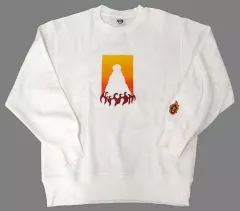 【中古】衣類 煉獄杏寿郎 ビッグスウェットシャツ Demon Slayer2 ホワイト XLサイズ 「鬼滅の刃×GU」