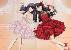 [중고] 포스터 특대포 포스터 마키리 벚꽃 & 토오사카 린 [극장판 Fate/stay night [Heaven's Feel] III.spring song×마루이]