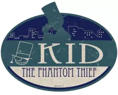 【中古】シール・ステッカー(キャラクター) 2.怪盗キッド トラベルステッカー 「名探偵コナン」