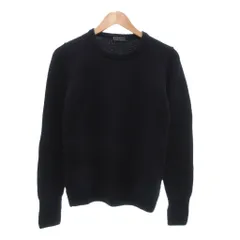 バーニーズニューヨーク BARNEYS NEW YORK ニット セーター クルーネック 長袖 紺 ネイビー /JSのサムネイル