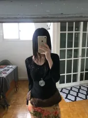 ヴィンテージレースフリルブラウス