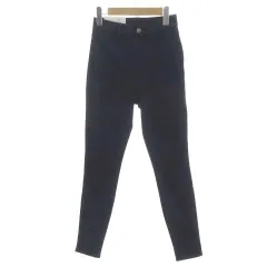 ユニクロ UNIQLO ヒートテックウルトラストレッチデニムレギンスパンツ ウエストゴム コットン混 ブルー 青 S