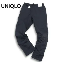【新品 22AW】 UNIQLO ユニクロ 秋冬 ヒートテック★ 裏起毛 ウォーム ストレッチ イージー パンツ Sz.M メンズ 紺 未使用