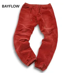 BAYFLOW ベイフロー 秋冬 USED加工★ ストレッチ コーデュロイ イージー ジョガー パンツ Sz.3　メンズ