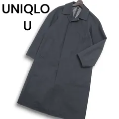 UNIQLO U ユニクロ ユー ルメール 秋冬★ ウール混 ブロックテック オーバーサイズ コート Sz.S メンズ