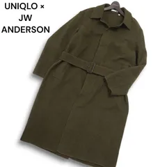 UNIQLO × JW ANDERSON ユニクロ JWアンダーソン 秋冬★ ウール混 ダブルフェイス シングル コート Sz.L メンズ