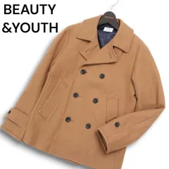 BEAUTY&YOUTH ユナイテッドアローズ 秋冬 メルトン ウール★ Pコート ピーコート Sz.M メンズ