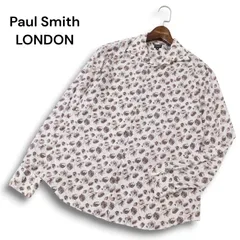 Paul Smith LONDON ポールスミス ロンドン 通年★ 花柄 フラワー 総柄 長袖 シャツ Sz.M メンズ