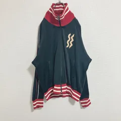 【ビッグロゴ】稀少　MIZUNO ミズノ　スーパースター　トラックジャケット　ジャージ　黒赤　L