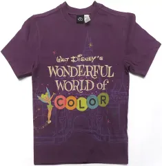 【中古】Tシャツ ティンカー・ベル 半袖Tシャツ パープル Mサイズ Disney100 The Eras Collection COLOR 「ピーターパン」 ディズニーストア限定