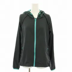 ナイキ NIKE ウィメンズUVトレーニングウェアドライフィット WMNS UV TRAINNING WEAR DRI-FIT ジップアップパーカー ベスト アウター 2way ドット柄 L 黒 ブラック 539628-064 /YT ▲H ■MU