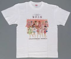 [중고] T셔츠 Liella! T셔츠 화이트 L사이즈 [러브라이브! 슈퍼스타!!×극락탕·RAKU SPA Liella!의 온천 합숙]