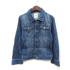 アーバンリサーチ URBAN RESEARCH ジャケット デニム Gジャン ジージャン ダメージ加工 38 M 紺 ネイビー /YI