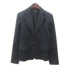 コムサデモード COMME CA DU MODE テーラードジャケット ウール 総裏地 9 チャコールグレー /MS