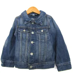 ベビーギャップ デニムジャケット アウター Gジャン キッズ 男の子用 100サイズ ブルー BABY GAP 【中古】