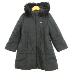 べべ 中綿ジャケット コート ジャンパー アウター キッズ 女の子用 120サイズ ブラック BeBe 【中古】