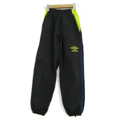 アンブロ パンツ ボトムス ジャージ サッカー スポーツウエア キッズ 男の子用 140サイズ 黒×黄 UMBRO 【中古】