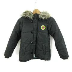 ブリーズ 中綿ジャケット ジャンパー アウター ファーフード キッズ 男の子用 140サイズ グレー BREEZE 【中古】