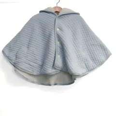 ラルフローレン ポンチョ ジャケット アウター ベビーマント 裏ボア 未使用品 ベビー 男の子用 18-24Mサイズ 水色 RALPH LAUREN