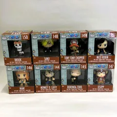 ワンピース 麦わらの一味フィギュア8体セット FUNKO minis｜ルフィ・ゾロ・ナミ・ウソップ・サンジ・チョッパー・ロビン・ブルック【海外限定・新品】