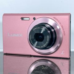 【美品】Panasonic LUMIX DMC-FH10 ピンク コンデジ デジカメ 光学5倍ズーム 手ブレ補正付き 初心者向け 動作確認済み