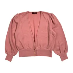 カシミヤ100% DANY DALHAN ダニーダルハン デザイン カシミア ニット カーディガン ジャケット /ピンク/レディース