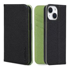 VISOUL iPhone14 Plus ケース 手帳型 本革 アイフォン14 Plus ケース 手帳型 本革 レザー スマホケース iPhone 14 Plus 手帳ケース 柔軟なTPU素材 カード収納 携帯ケース 全面保護 マグネット 横置きスタンド アイ