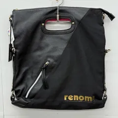 美中古 レノマ 異素材 2WAYバッグ 高さ約41.5cmモード系 BAG カバン renoma ハンド ショルダー カジュアル【V1914-001】◇  263