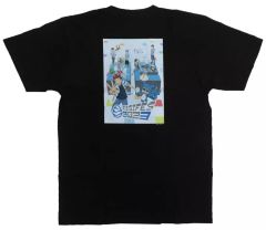 [중고] T 셔츠 로고 T 셔츠 블랙 L 사이즈 [디지몬 시리즈] 디지페스 2023 상품