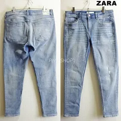 ZARA　スキニーデニム　W83cm　強 ストレッチ　ライトブルー　Sz.32　メンズ　ザラ