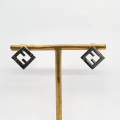 FENDI フェンディ フォーエバー イヤリング FF ロゴ シルバー ピアス IT4923