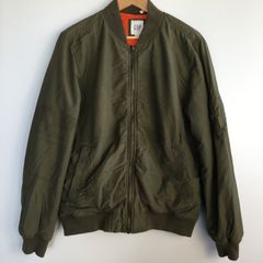 GAP MA-1スタイルジャケット オリーブグリーン - メルカリ