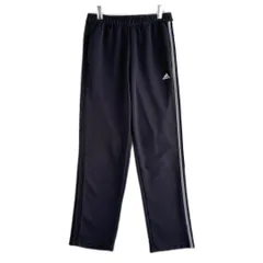 adidas　トラックパンツ　ジャージ　ワンポイント　アシンメトリー