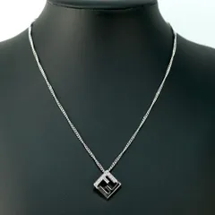 FENDI フェンディ FOREVER フォーエバー ネックレス FFロゴ FF柄 ズッカ柄 チェーン アクセサリー 8AK337 A44G