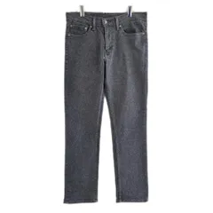 Levi's　511　デニムパンツ　ブラック　W32L32　墨黒　リアル