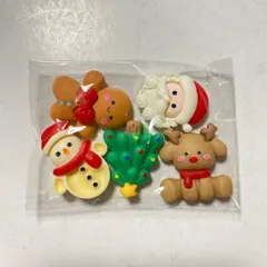 クリスマス　樹脂パーツ　デコパーツ