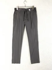 未使用 giab's ARCHIVIO ジャブスアルキビオ マサッチョストレッチスラックスパンツ 46 ダークチャコールグレー  46