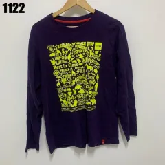 THE NORTH FACE ザノースフェイス イエロー デザイン 長袖 Tシャツ