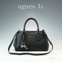 2025年最新】アニエスべー バッグ ボストンバッグ ブラック agnes bの