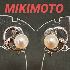 ミキモト】あこや真珠 ペンダントトップ リボンモチーフ パール