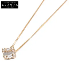 BELLESIORA ベルシオラ 美品 K18 0.19ct スクエア ダイヤモンド