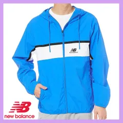 New Balance ニューバランス ナイロン アンプリファイド ウインドブレーカー Athletics パッカブルジャケット メンズ XL 青 美品 お買得_C2