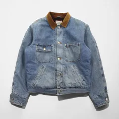 Polo Ralph Lauren 80年代 USA製 デニムジャケット Gジャン XL インディゴ 襟コーデュロイ 白タグ