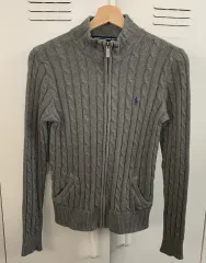 POLO RALPH LAUREN(ポロラルフローレン) ケーブル編み ジップアップ ニット