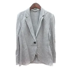 23区 オンワード樫山 テーラードジャケット シングル スウェット地 38 M グレー /MN