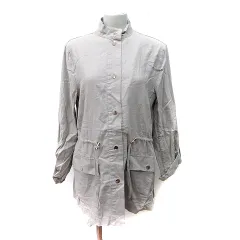 ザラ ZARA ジャケット 麻 リネン XS グレージュ /YI