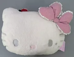 【中古】クッション・本体 ハローキティ フェイス型クッション TK 「サンリオキャラクターズ」